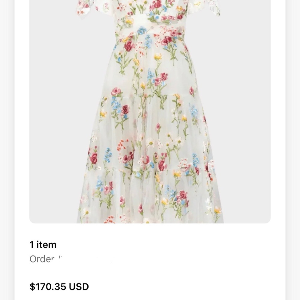 Jessa Kae Margaret Midi Dress White - Picture 6 of 6